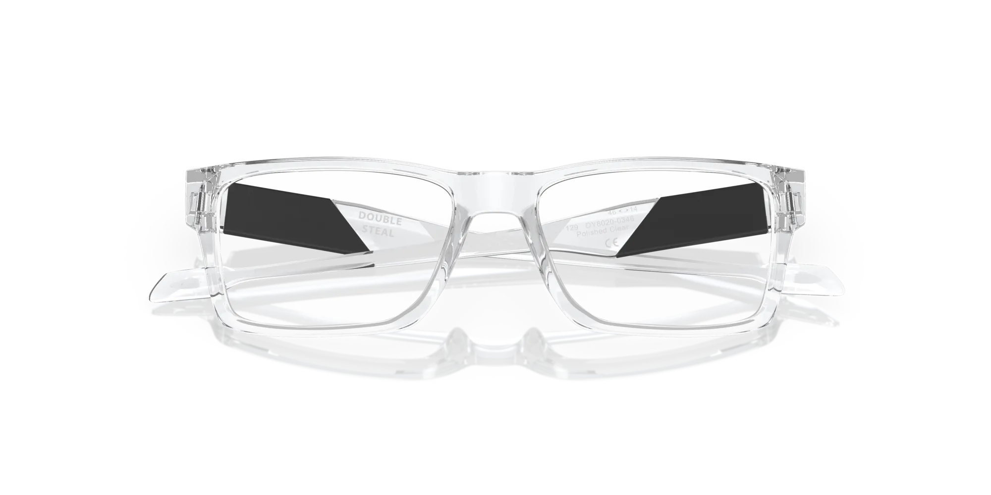 Oakley OY8020 DOUBLE STEAL 802003 Montature da vista Plastica Trasparente Squadrata - immagine 2
