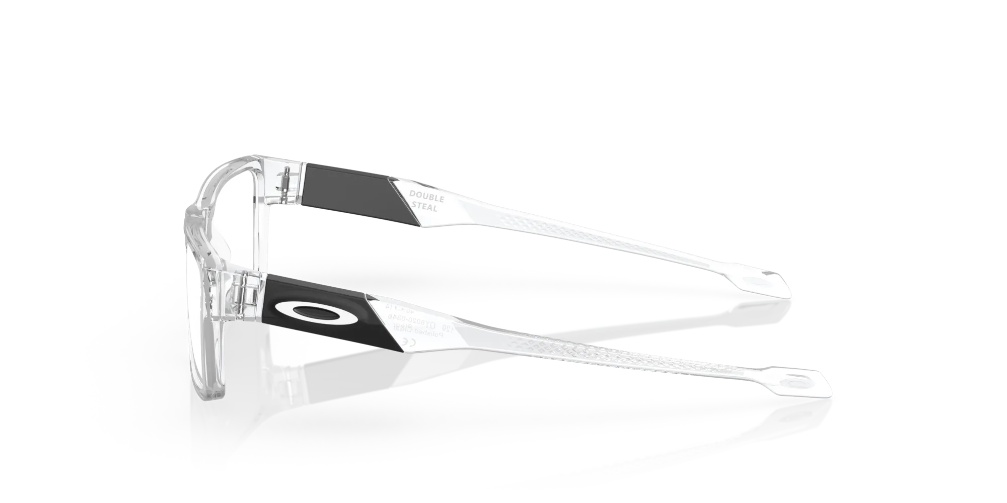Oakley OY8020 DOUBLE STEAL 802003 Montature da vista Plastica Trasparente Squadrata - immagine 4