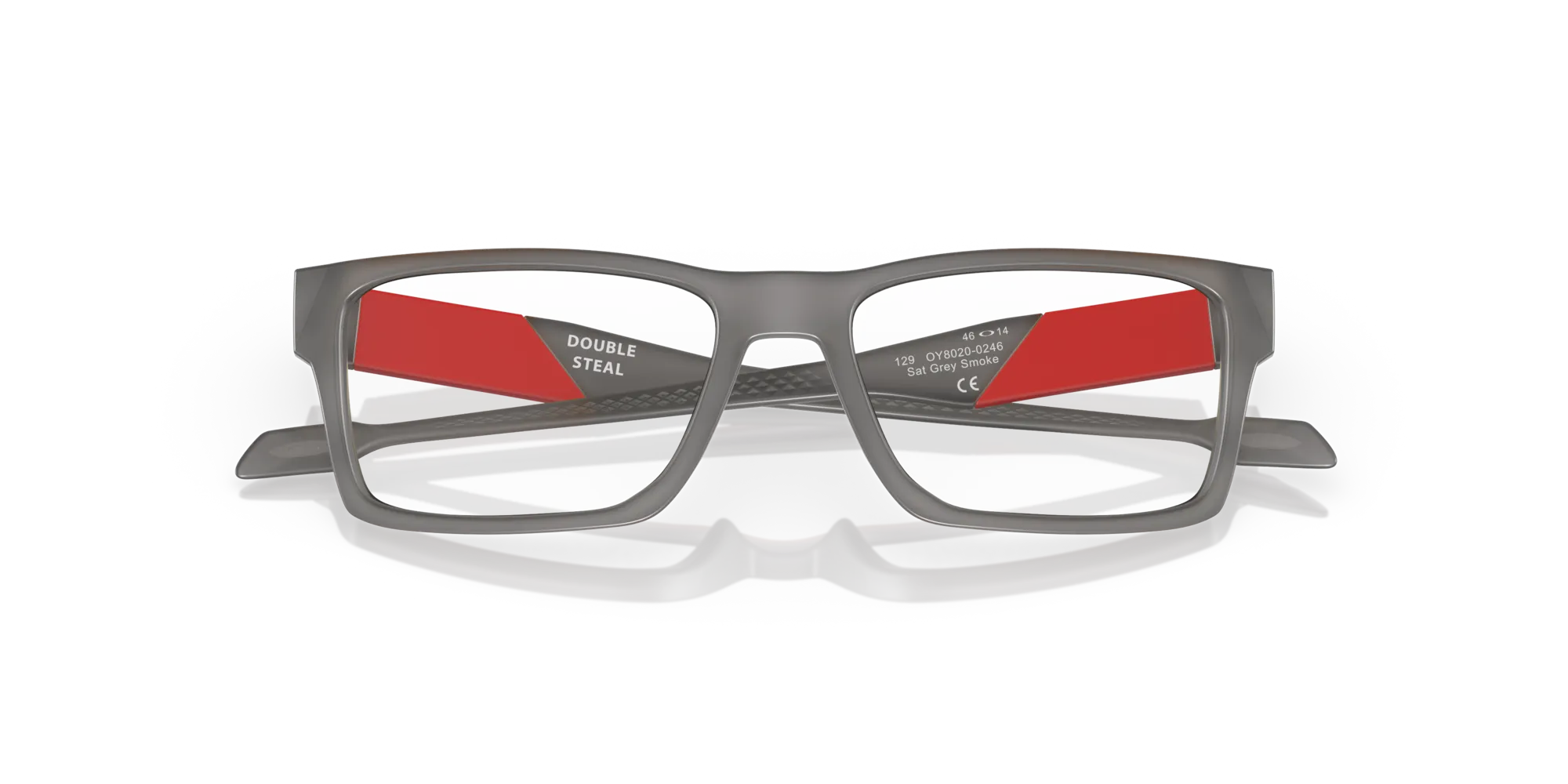 Oakley OY8020 DOUBLE STEAL 802002 Montature da vista O_Matter Grigio Squadrata Normale - immagine 2