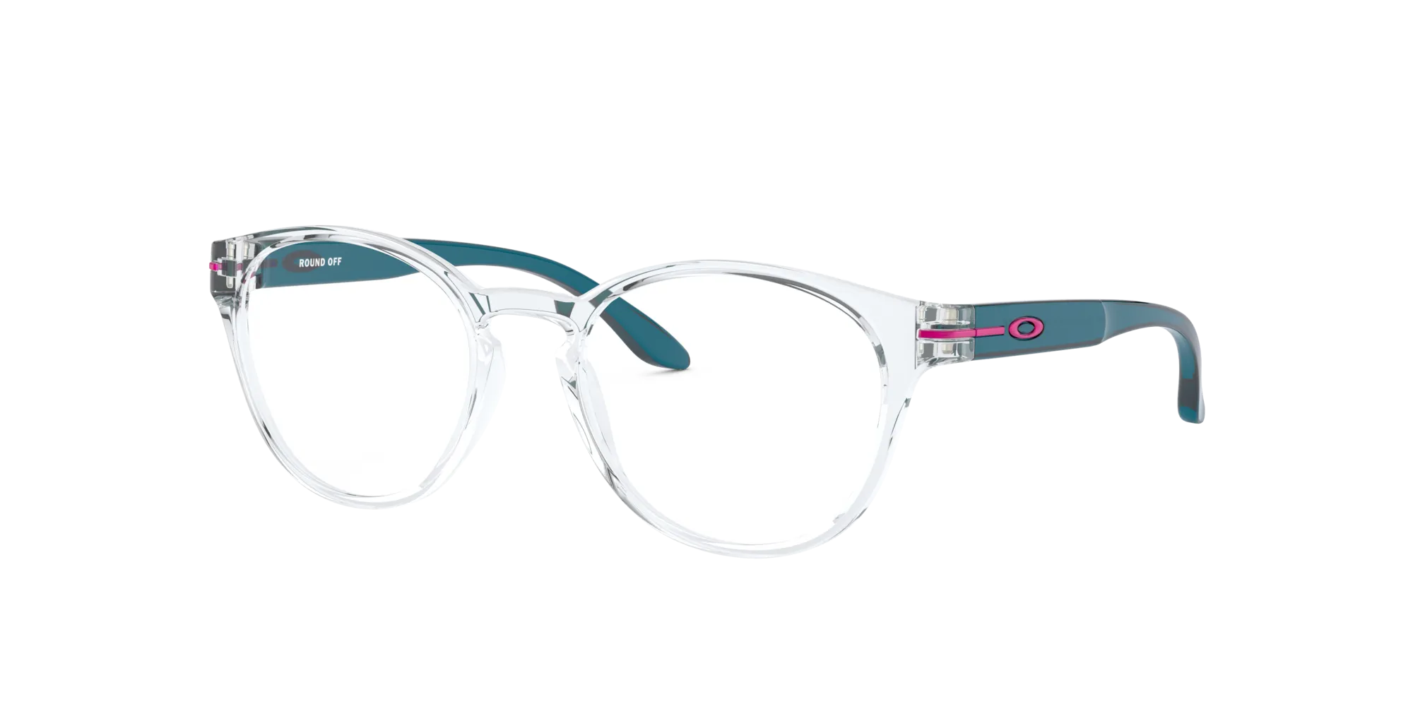 Oakley OY8017 ROUND OFF 801703 Montature da vista O_Matter Trasparente Rotonda Normale - immagine 1