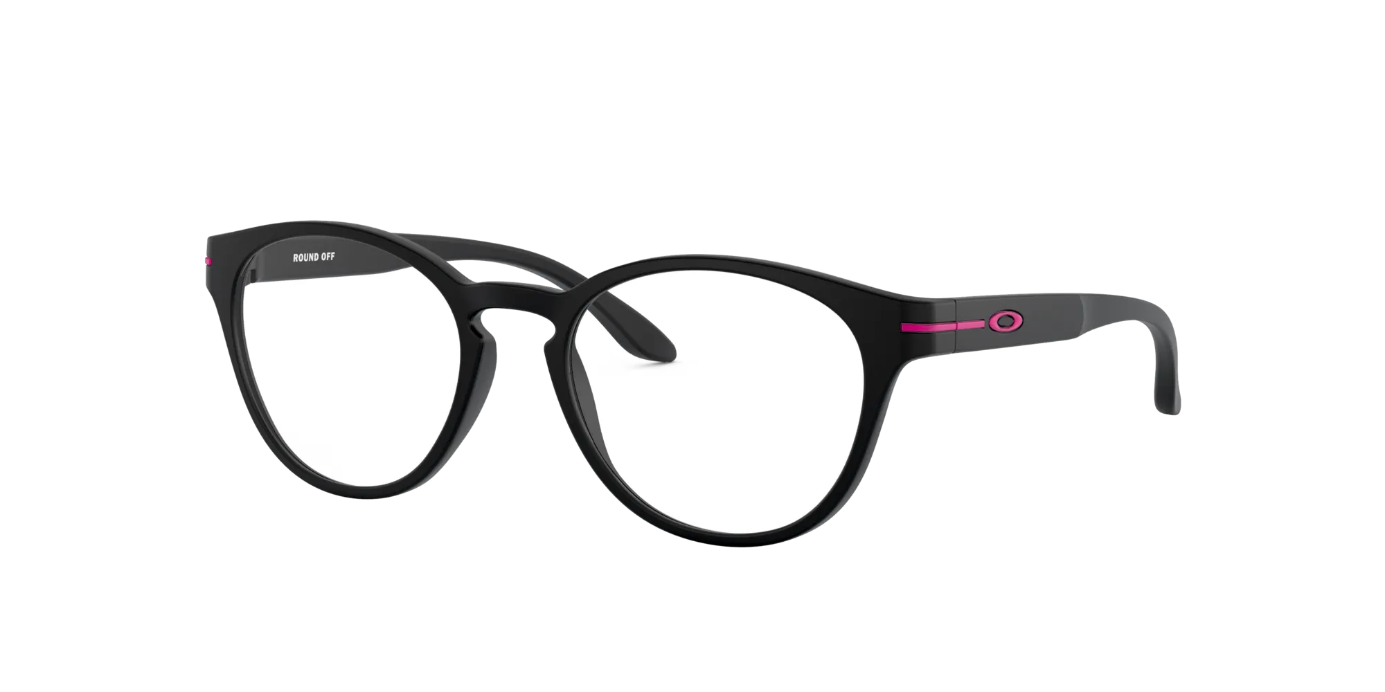 Oakley OY8017 ROUND OFF 801701 Montature da vista bambino O_Matter Nero Trasparente Rotonda Normale - immagine 1