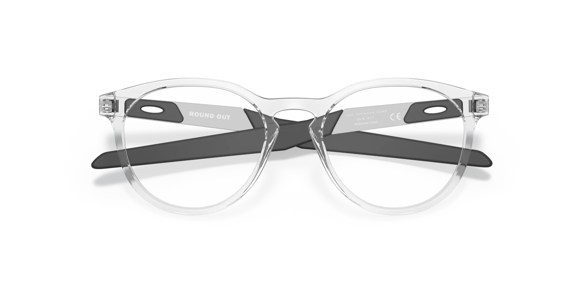 Oakley OY8014 ROUND OUT 801402 Montature da vista O_Matter Trasparente Rotonda Normale - immagine 2