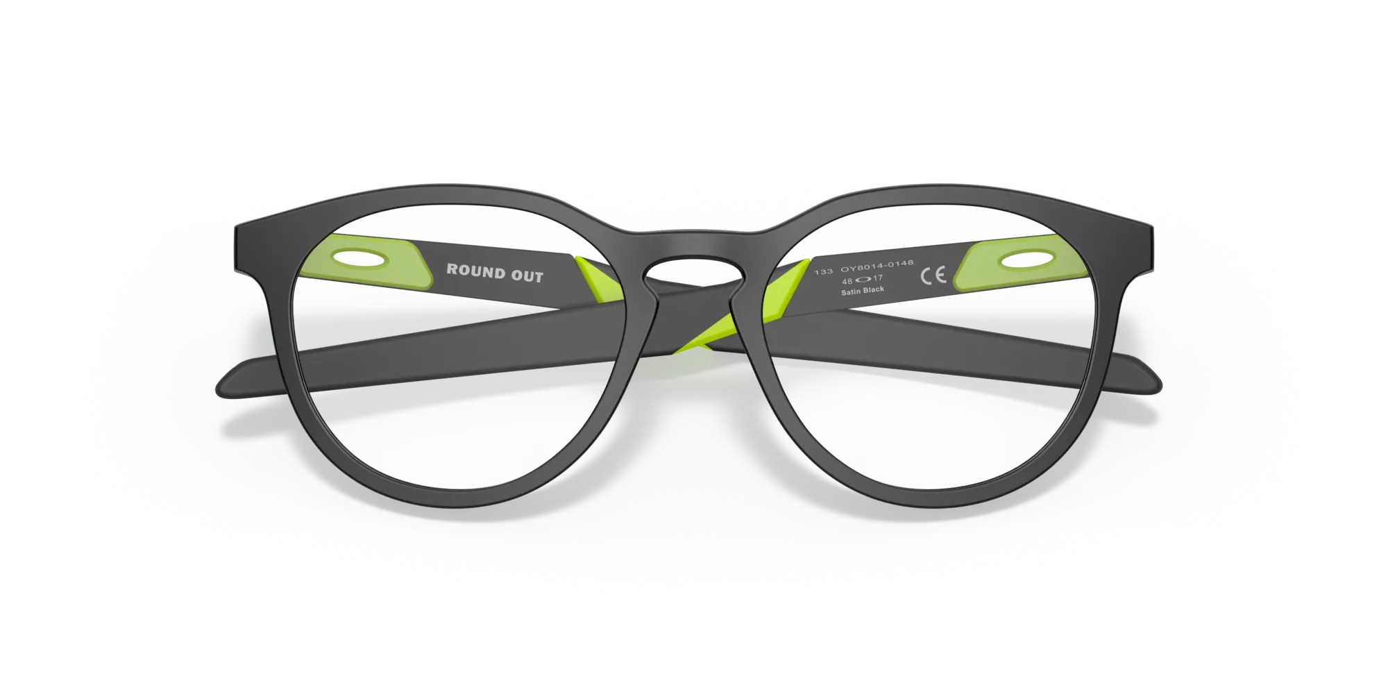 Oakley OY8014 ROUND OUT 801401 Montature da vista O_Matter Nero Rotonda Normale - immagine 2