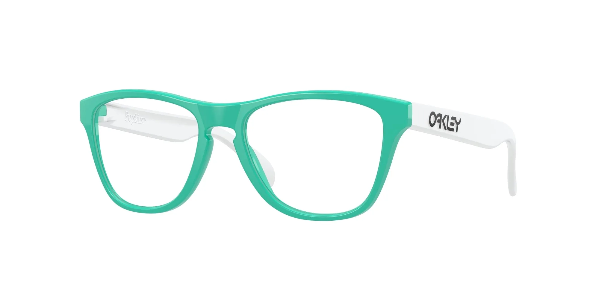 Oakley OY8009 Frogskins xs rx 800905 Montature da vista bambino Plastica Verde Rotonda - immagine 1