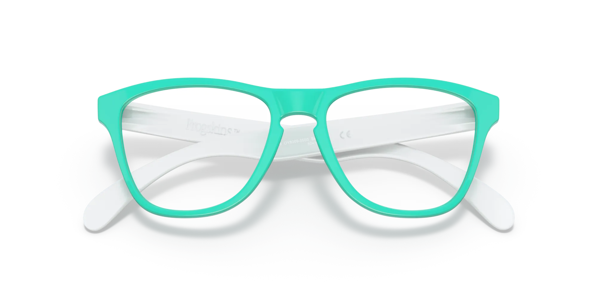 Oakley OY8009 Frogskins xs rx 800905 Montature da vista bambino Plastica Verde Rotonda - immagine 2