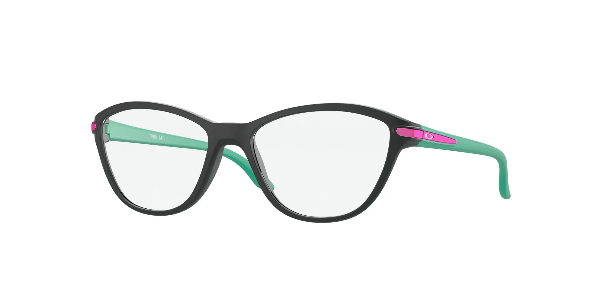 Oakley OY8008 TWIN TAIL 800801 Montature da vista Plastica Nero Cat Eye - immagine 1