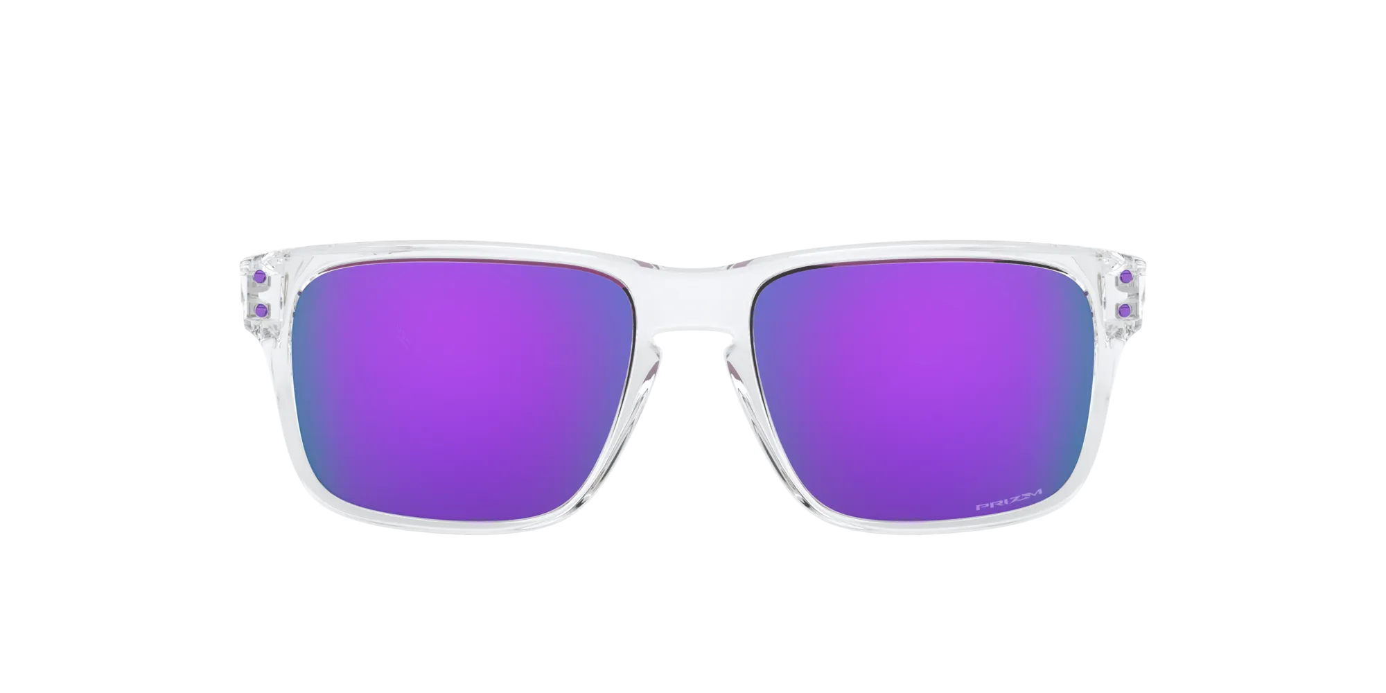 Oakley OJ9007 HOLBROOK XS 900710 Occhiali da sole bambino O_Matter Trasparente Viola Squadrata Normale Prizm - immagine 2