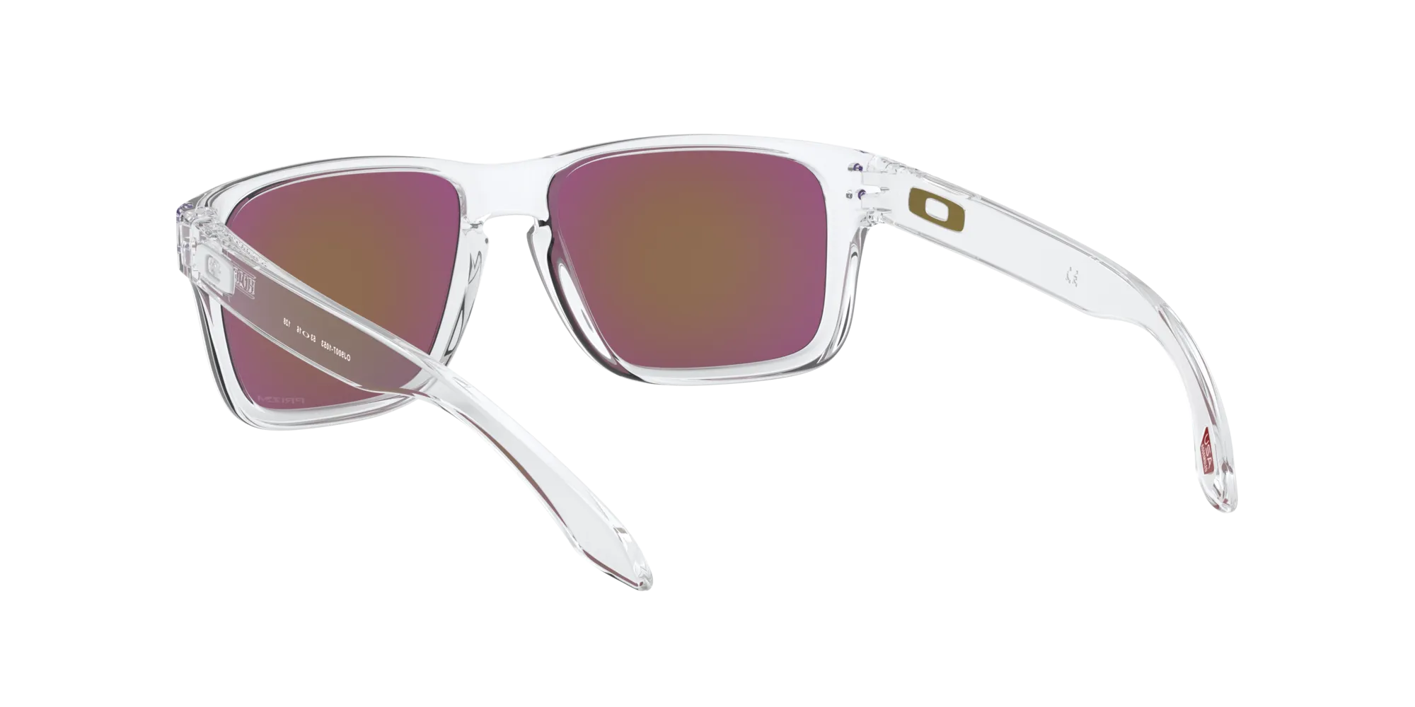 Oakley OJ9007 HOLBROOK XS 900710 Occhiali da sole bambino O_Matter Trasparente Viola Squadrata Normale Prizm - immagine 4