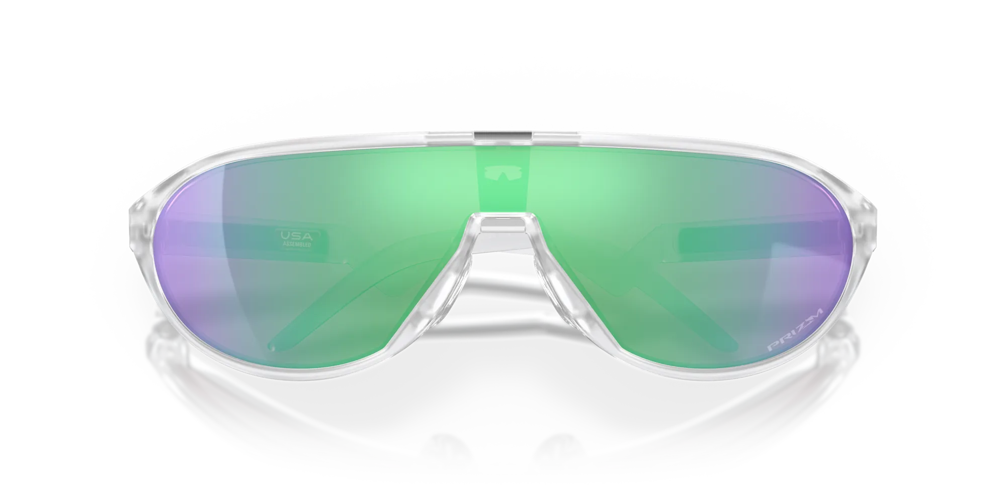 Oakley OO9467 CMDN 946703 Occhiali da sole O_Matter Trasparente Verde Maschera Normale Prizm - immagine 2