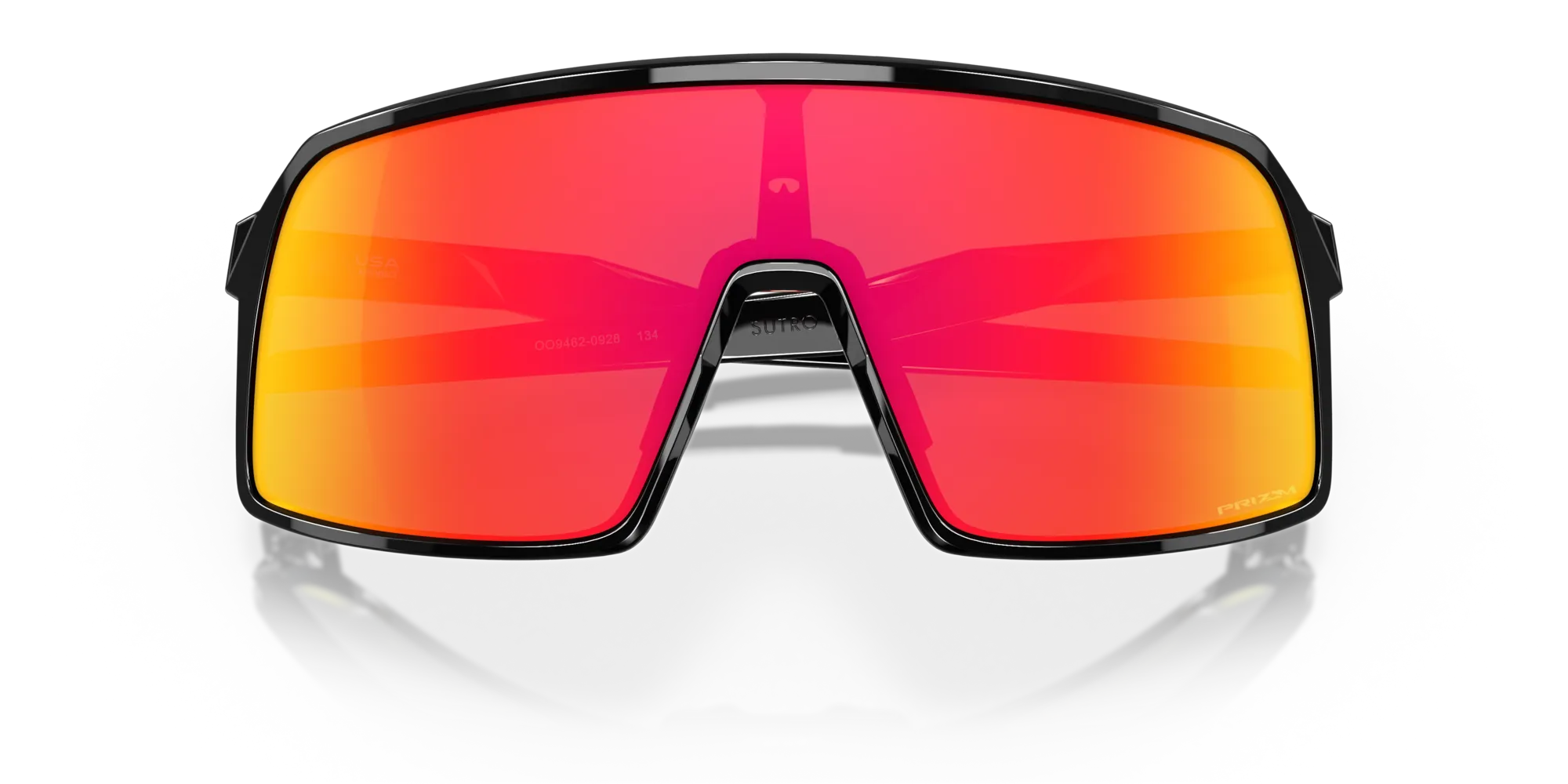 Oakley OO9462 SUTRO S 946209 Occhiali da sole O_Matter Nero Rosso Maschera Normale Prizm - immagine 2