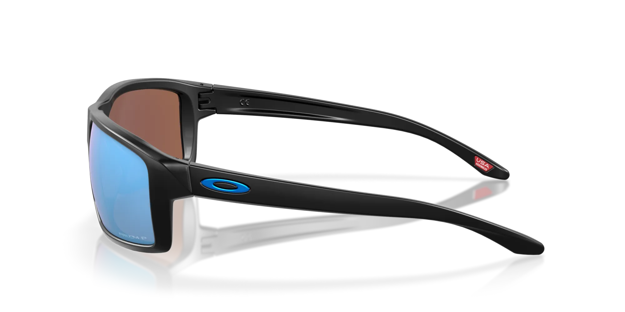 Oakley OO9449 GIBSTON 944916 Occhiali da sole O_Matter Nero Blu Squadrata Polarizzata Prizm - immagine 4