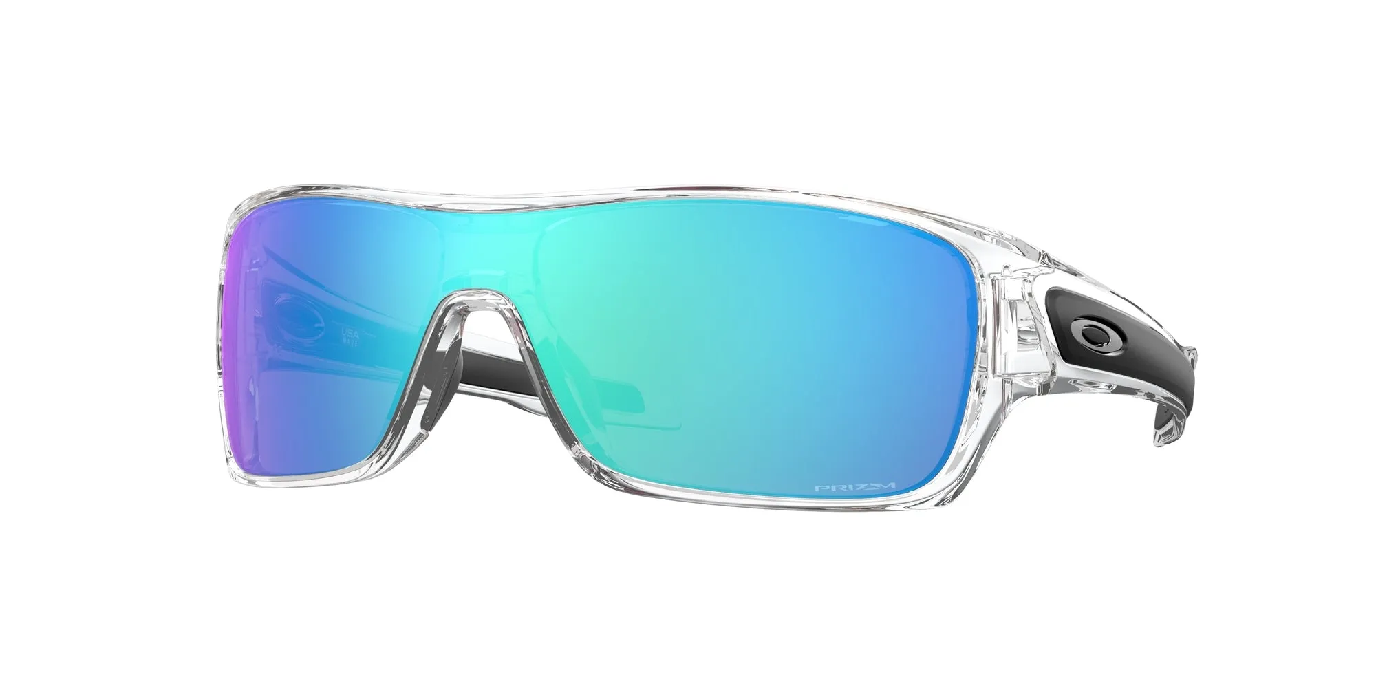 Oakley OO9307 TURBINE ROTOR 930729 Occhiali da sole O_Matter Trasparente Blu Maschera Normale Prizm - immagine 1