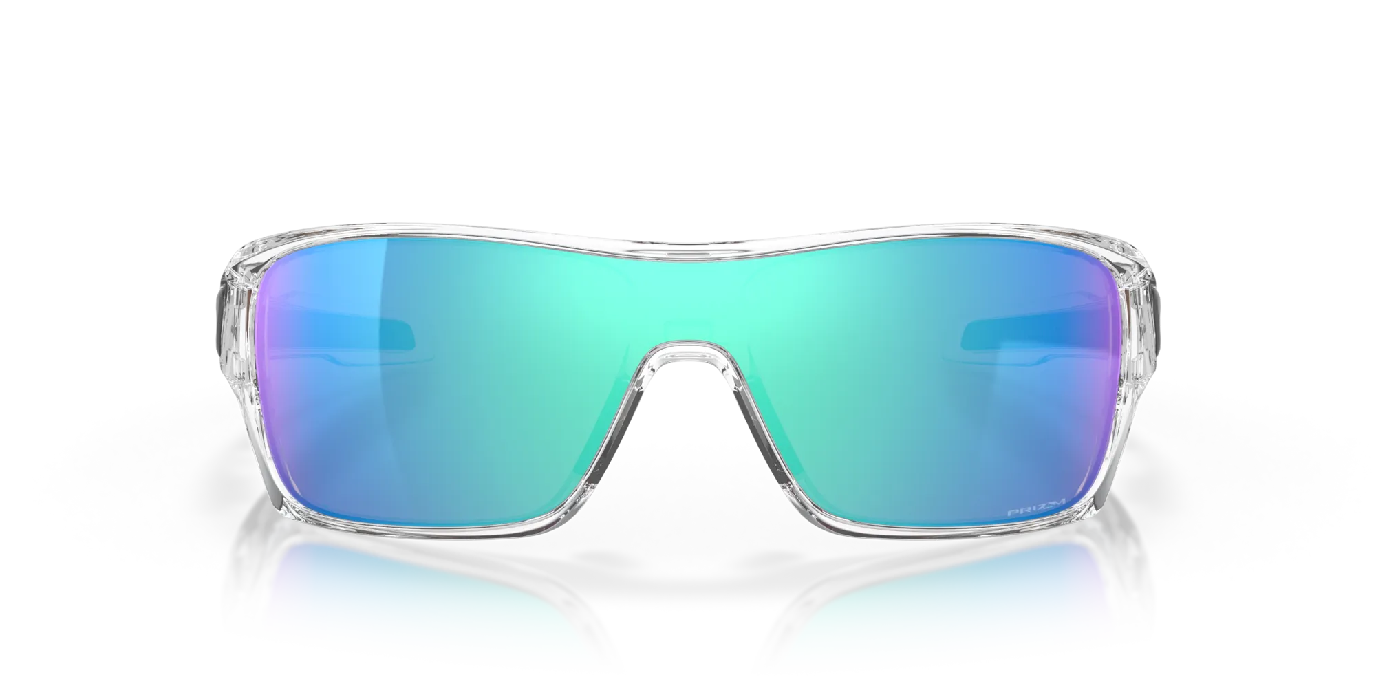 Oakley OO9307 TURBINE ROTOR 930729 Occhiali da sole O_Matter Trasparente Blu Maschera Normale Prizm - immagine 3