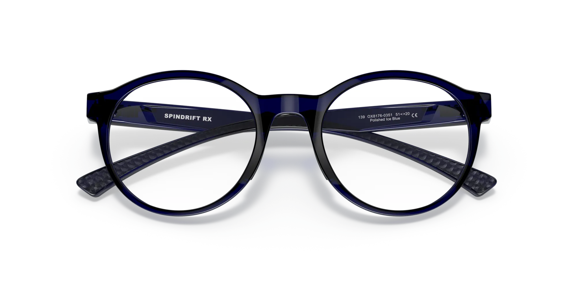 Oakley OX8176 SPINDRIFT RX 817603 Montature da vista Plastica Blu Rotonda - immagine 2