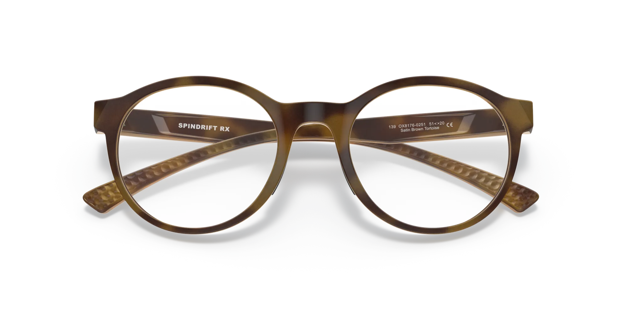 Oakley OX8176 SPINDRIFT RX 817602 Montature da vista Plastica Marrone Rotonda - immagine 2