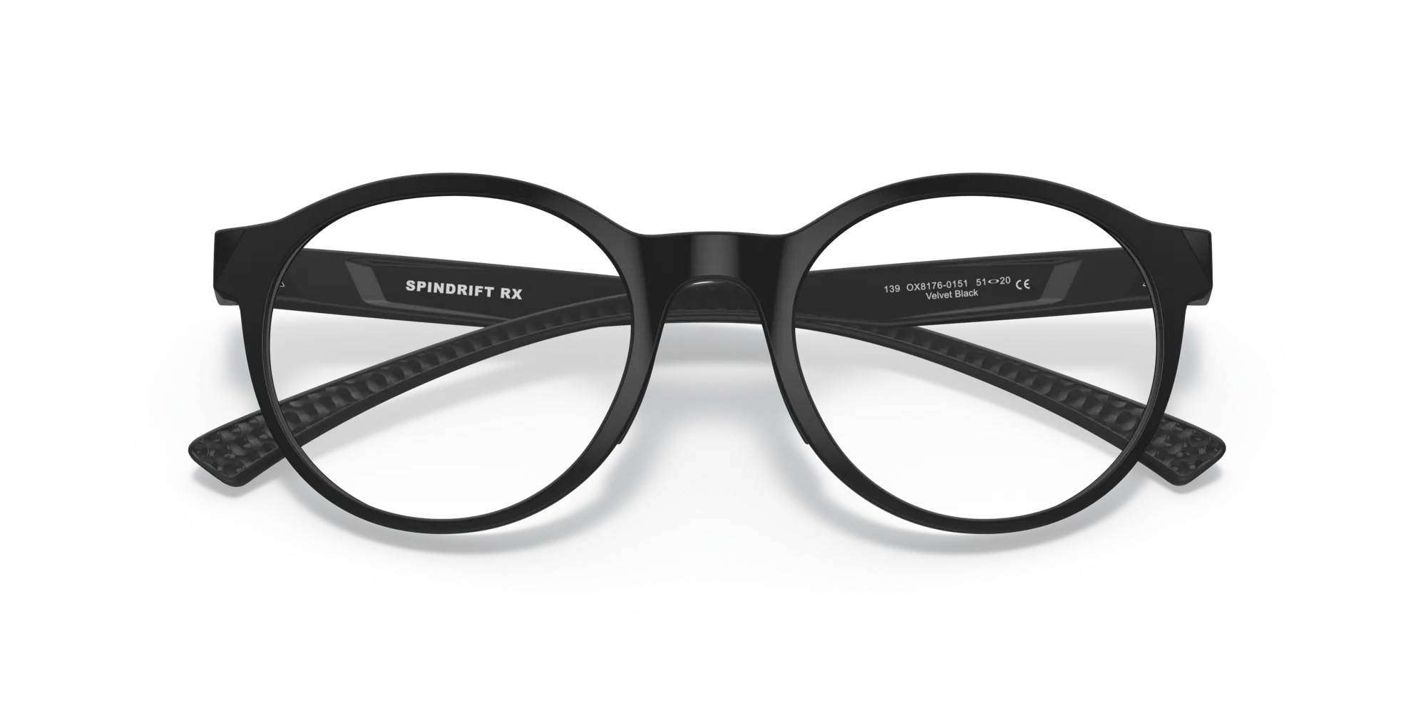 Oakley OX8176 SPINDRIFT RX 817601 Montature da vista O_Matter Nero Rotonda Normale - immagine 2