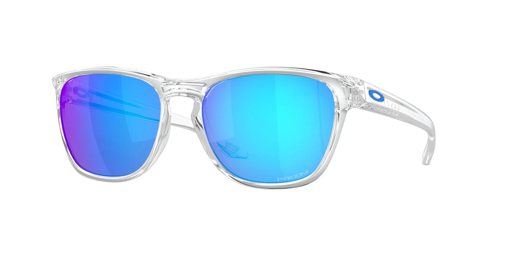 Oakley OO9479 MANORBURN 947906 Occhiali da sole O_Matter Trasparente Blu Squadrata Normale Prizm - immagine 1