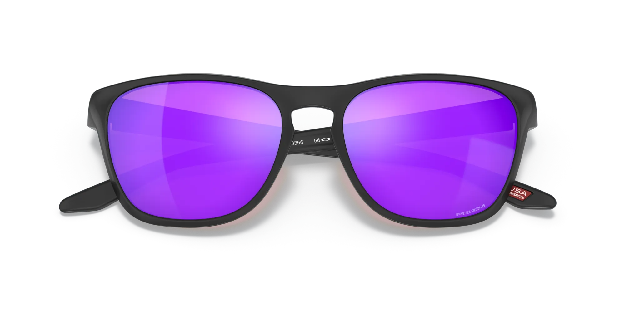 Oakley OO9479 MANORBURN 947903 Occhiali da sole O_Matter Nero Viola Squadrata Normale Prizm - immagine 2