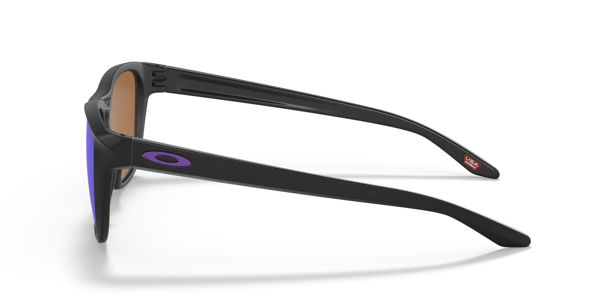 Oakley OO9479 MANORBURN 947903 Occhiali da sole O_Matter Nero Viola Squadrata Normale Prizm - immagine 4