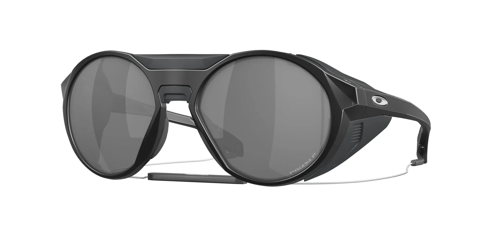 Oakley OO9440 CLIFDEN 944009 Occhiali da sole O_Matter Nero Grigio Rotonda Polarizzata Prizm - immagine 1