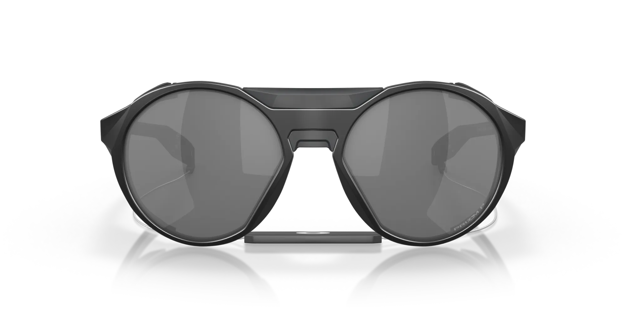 Oakley OO9440 CLIFDEN 944009 Occhiali da sole O_Matter Nero Grigio Rotonda Polarizzata Prizm - immagine 3