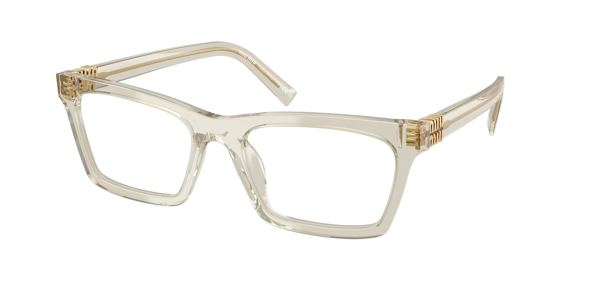 Miu Miu MU 04WV 12U1O1 Montature da vista Acetato Grigio Squadrata Normale - immagine 1