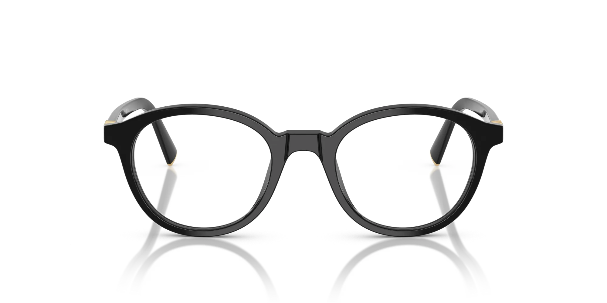 Miu Miu MU 02WV 16K1O1 Montature da vista Acetato Nero Rotonda Normale - immagine 3