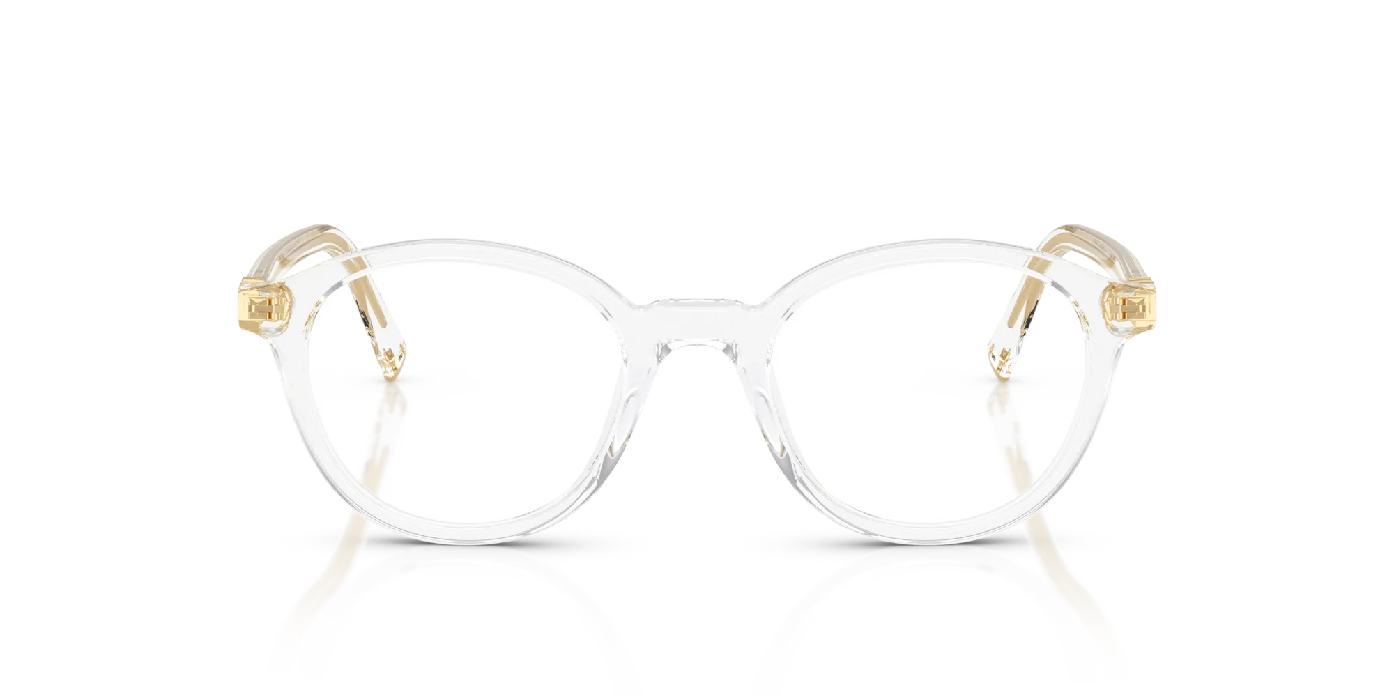 Miu Miu MU 02WV 15Z1O1 Montature da vista Acetato Trasparente Rotonda Normale - immagine 3