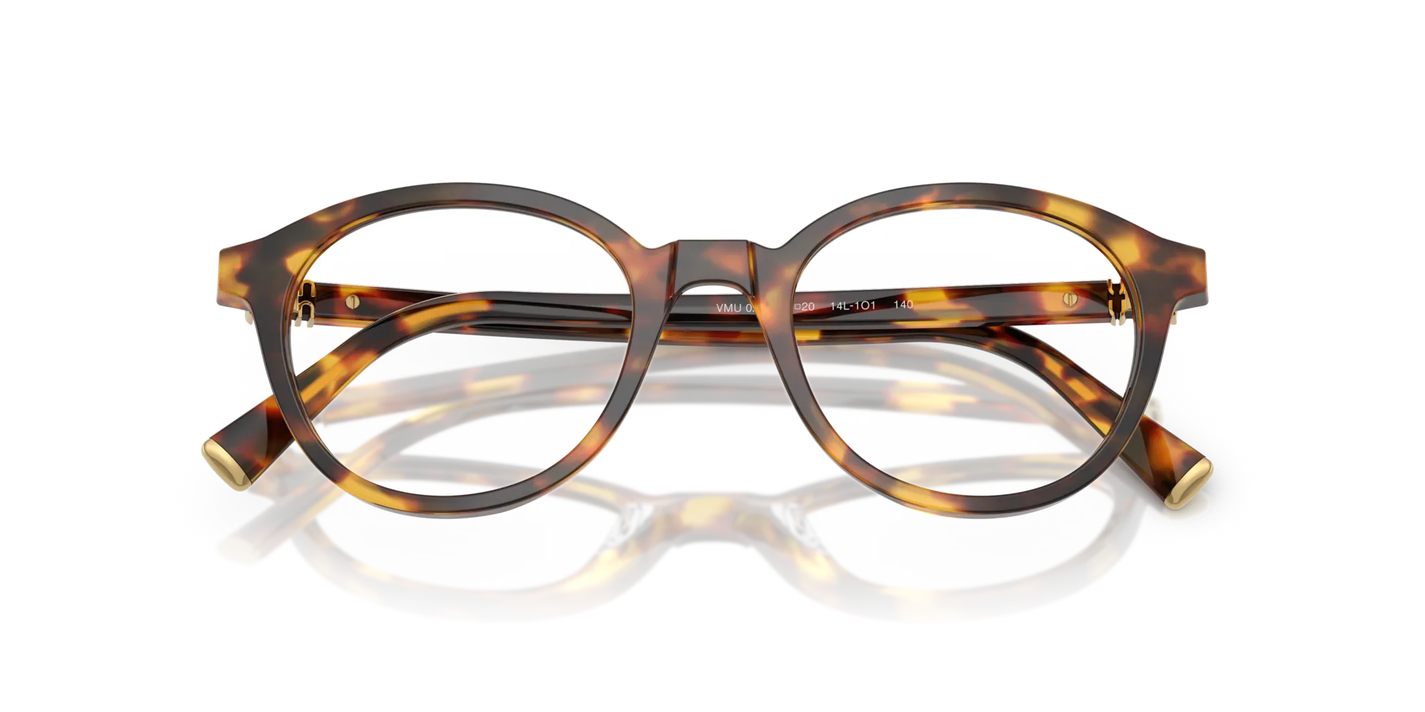 Miu Miu MU 02WV 14L1O1 Montature da vista Acetato Tartaruga Rotonda Normale - immagine 2