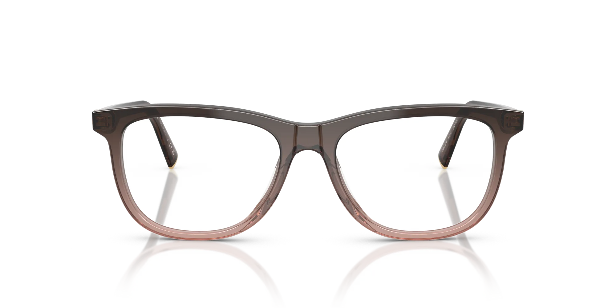 Miu Miu MU 01WV 25C1O1 Montature da vista Acetato Rosso Pantos Normale - immagine 3