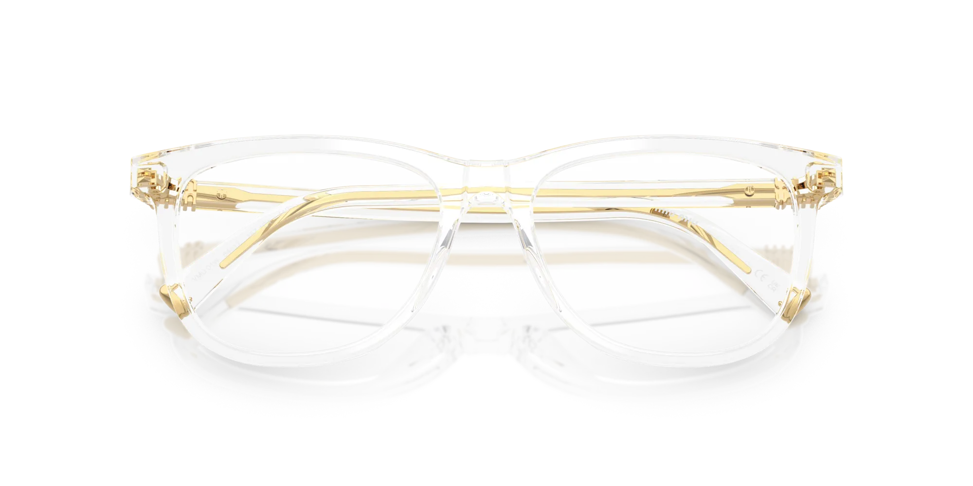 Miu Miu MU 01WV 15Z1O1 Montature da vista Acetato Trasparente Pantos Normale - immagine 2
