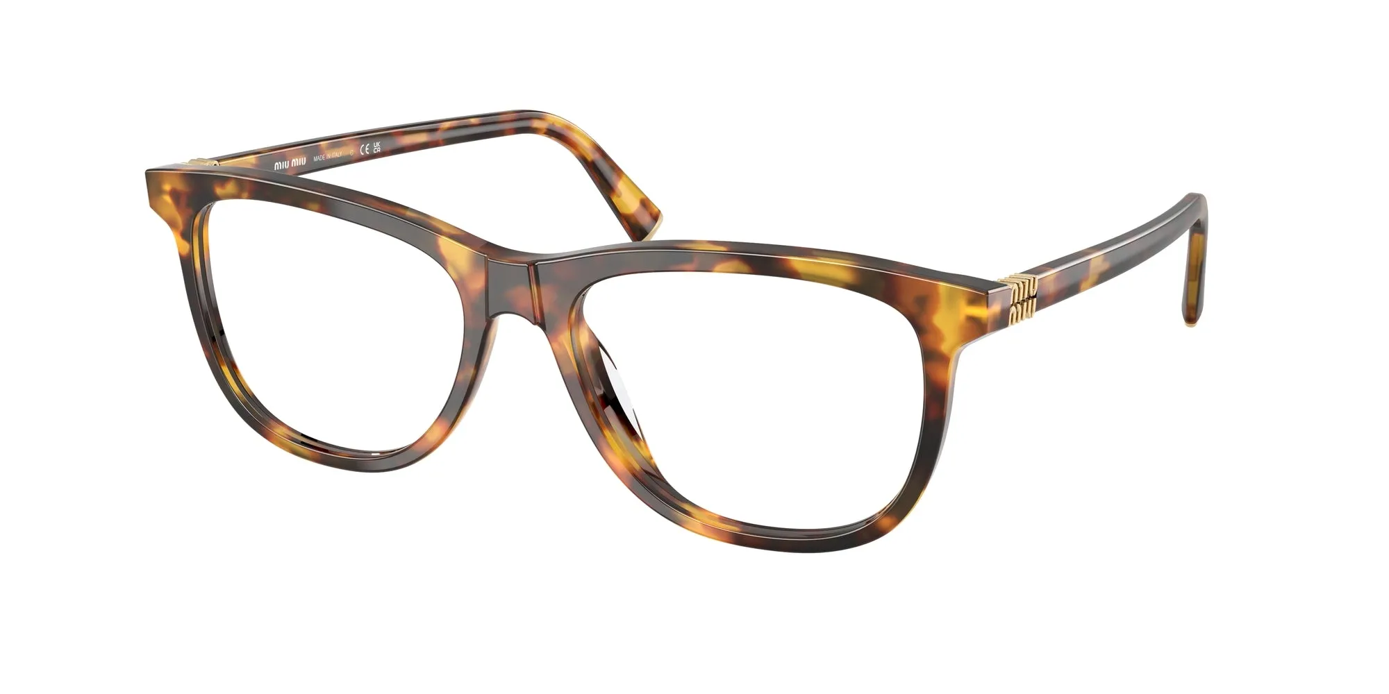 Miu Miu MU 01WV 14L1O1 Montature da vista Acetato Tartaruga Pantos Normale - immagine 1