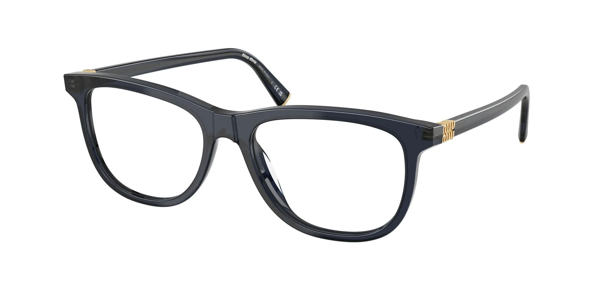 Miu Miu MU 01WV 08Q1O1 Montature da vista Acetato Blu Pantos Normale - immagine 1