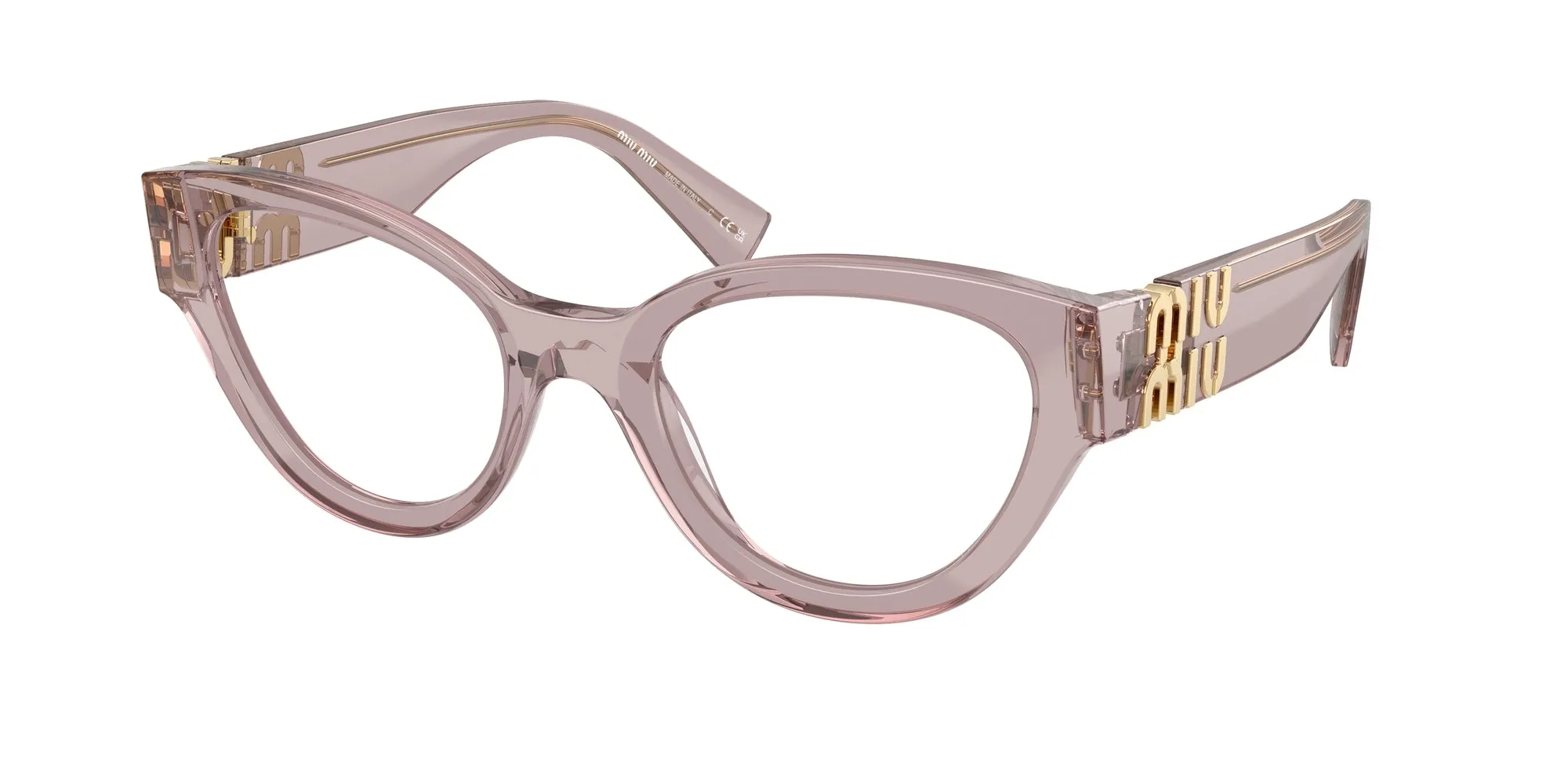 Miu Miu MU 01VV 12W1O1 Montature da vista Acetato Viola Trasparente Pantos Normale - immagine 1