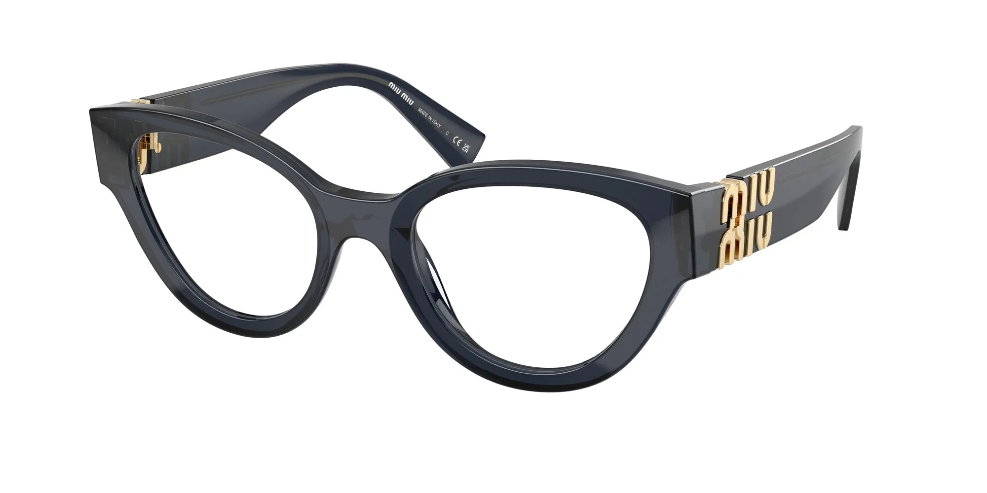 Miu Miu MU 01VV 08Q1O1 Montature da vista Acetato Blu Pantos Normale - immagine 1