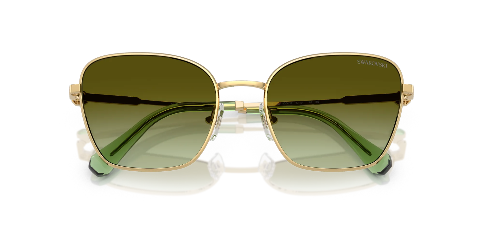 Swarovski SK7029 4004E8 Occhiali da sole Metallo Oro Marrone Pilot Normale Sfumato - immagine 2