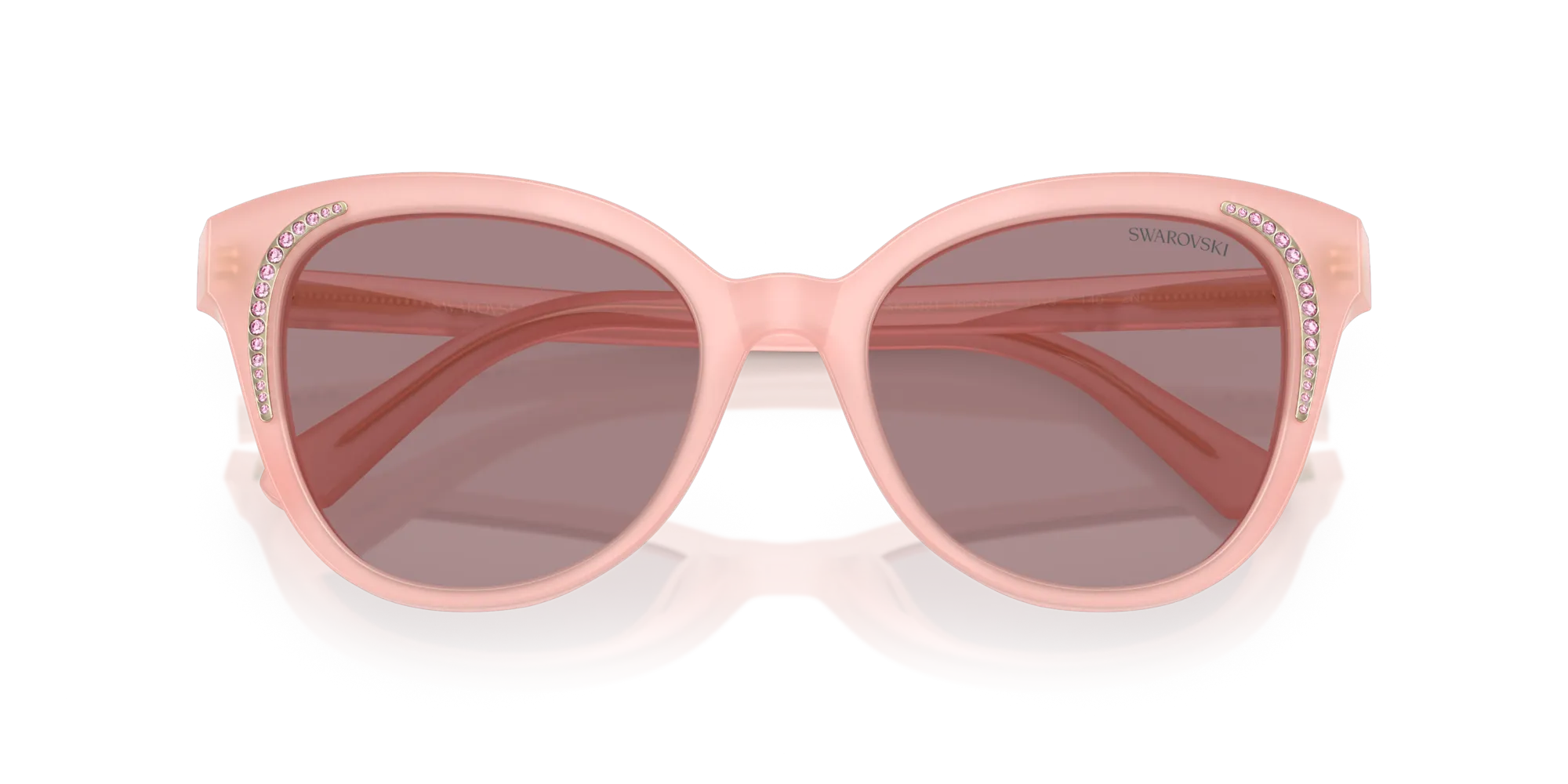 Swarovski SK6031 10317N Occhiali da sole Acetato Rosa Marrone Farfalla Normale - immagine 2