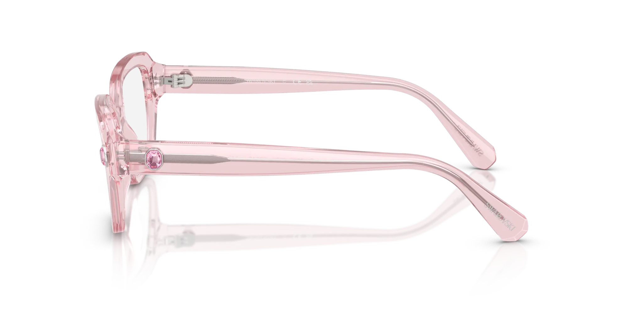 Swarovski SK2039 3001 Montature da vista Acetato Rosa Pillow Normale - immagine 4