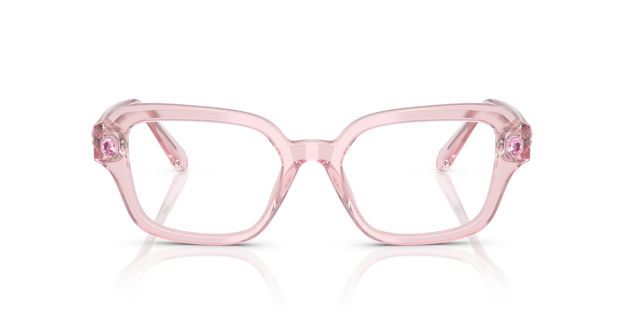 Swarovski SK2039 3001 Montature da vista Acetato Rosa Pillow Normale - immagine 3