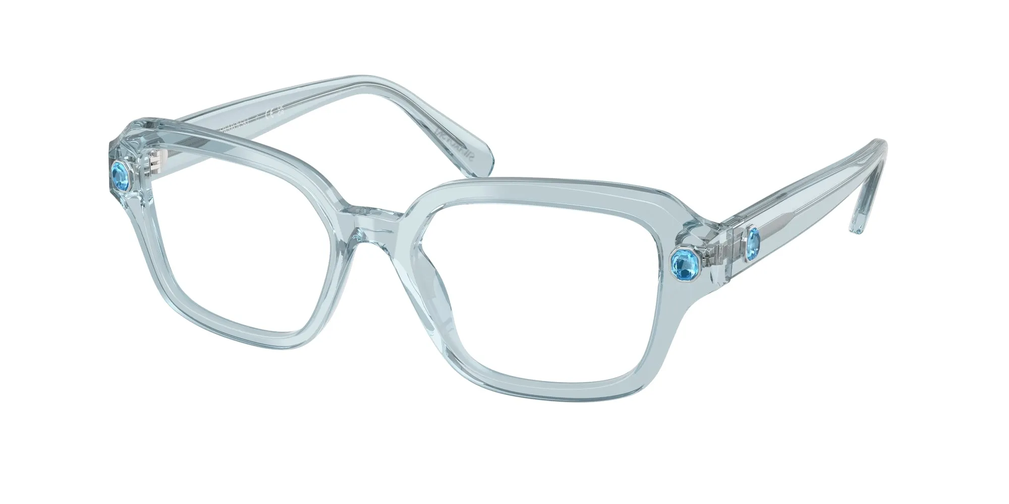 Swarovski SK2039 1065 Montature da vista Acetato Blu Pillow Normale - immagine 1
