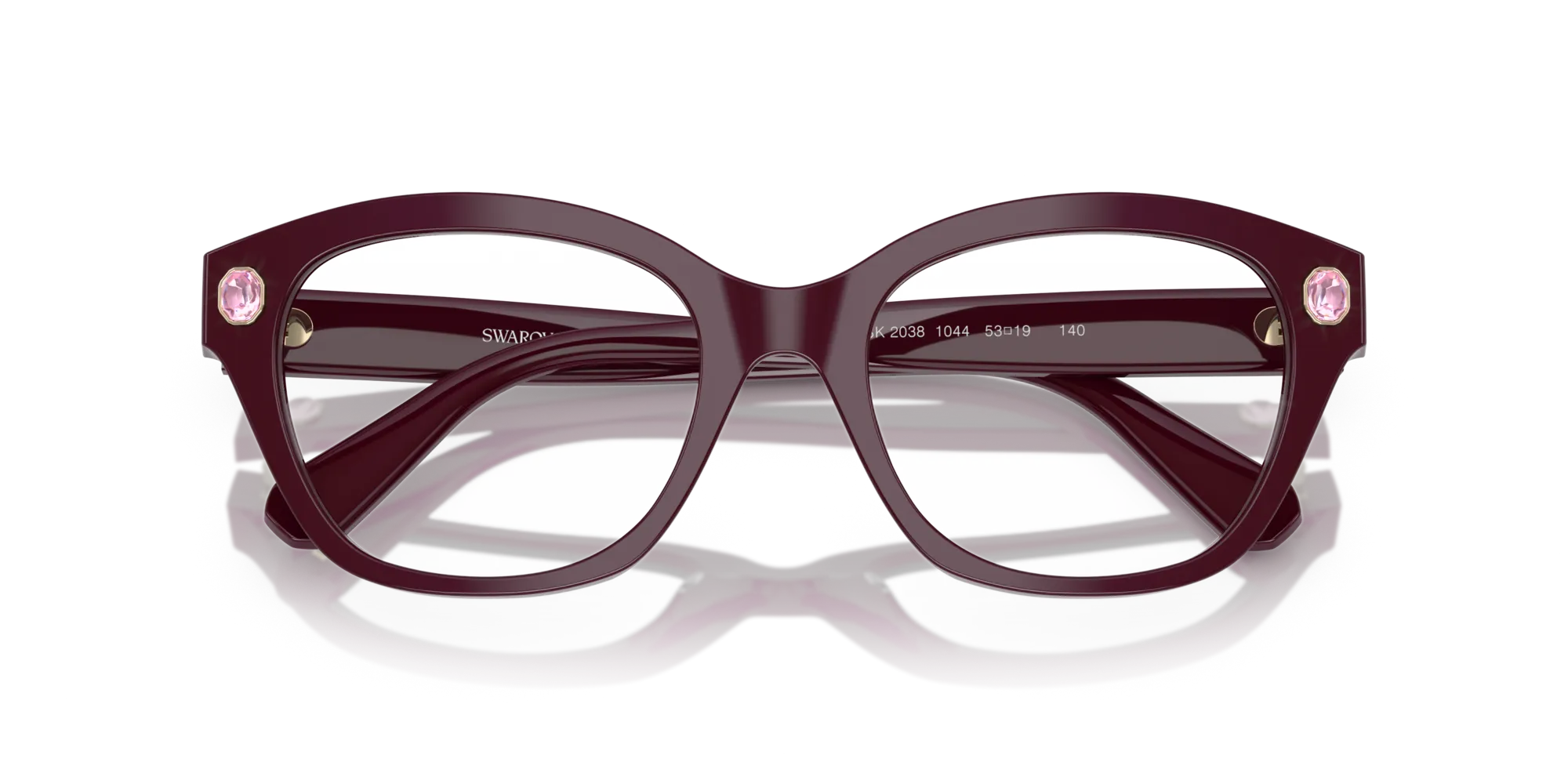 Swarovski SK2038 1044 Montature da vista Acetato Viola Pillow Normale - immagine 2