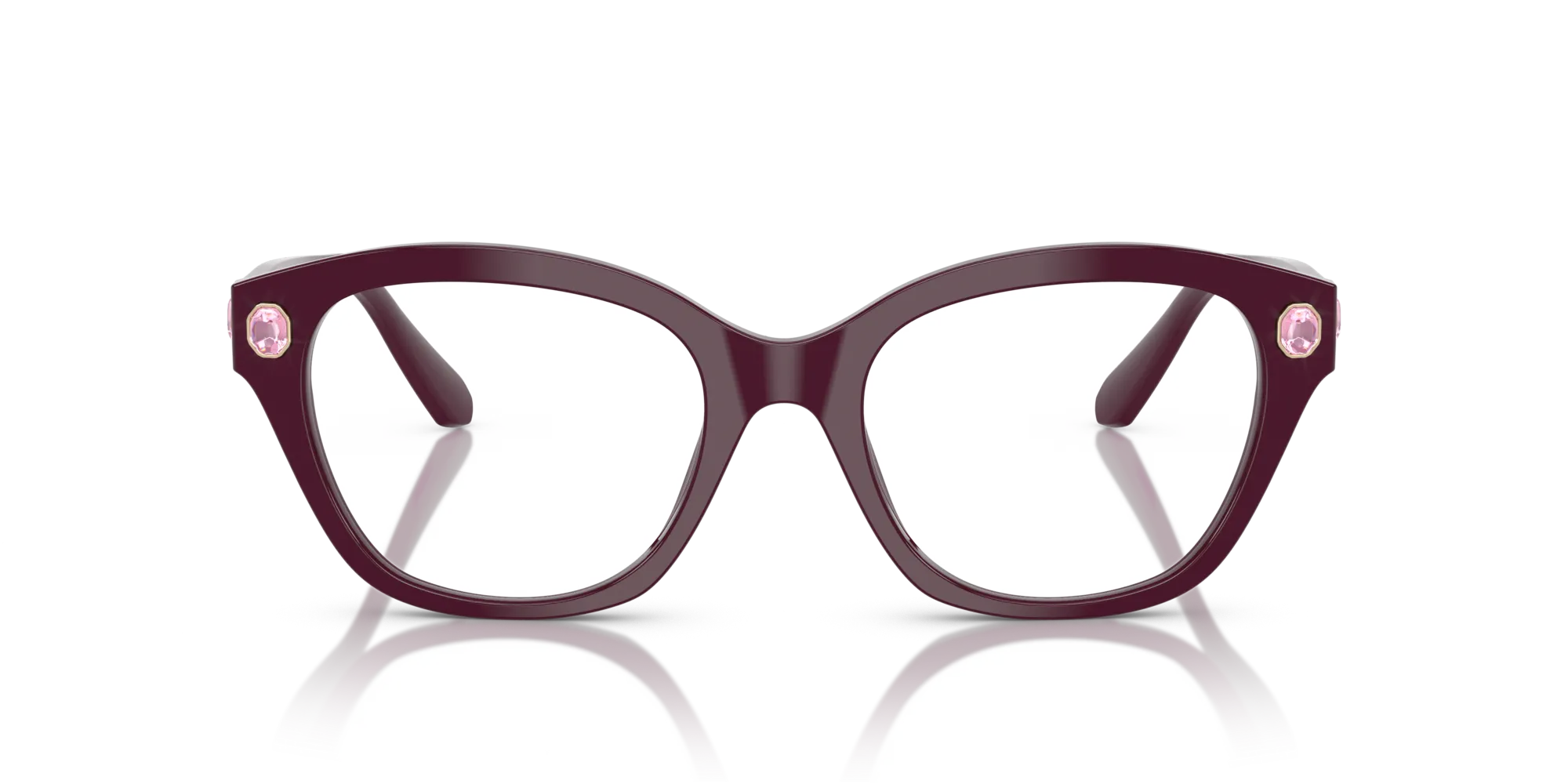 Swarovski SK2038 1044 Montature da vista Acetato Viola Pillow Normale - immagine 3
