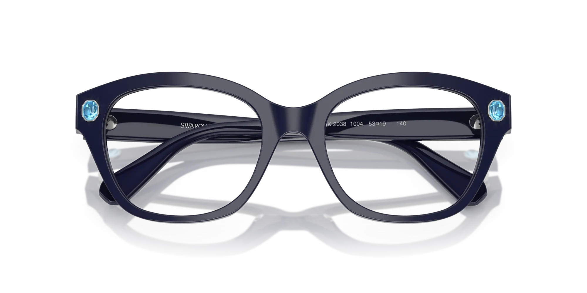 Swarovski SK2038 1004 Montature da vista Acetato Blu Pillow Normale - immagine 2