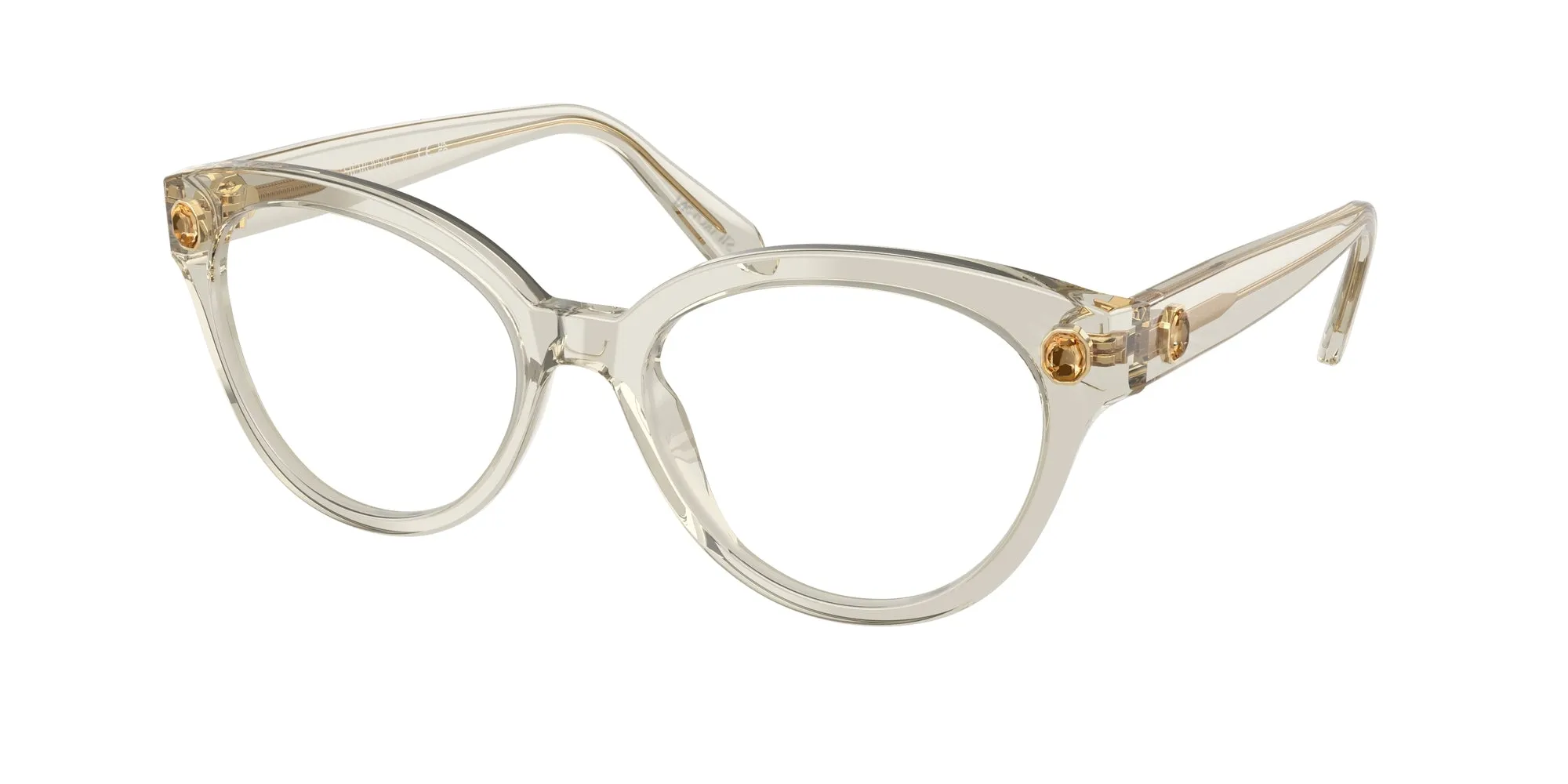 Swarovski SK2037 3003 Montature da vista Acetato Marrone Rotonda Normale - immagine 1