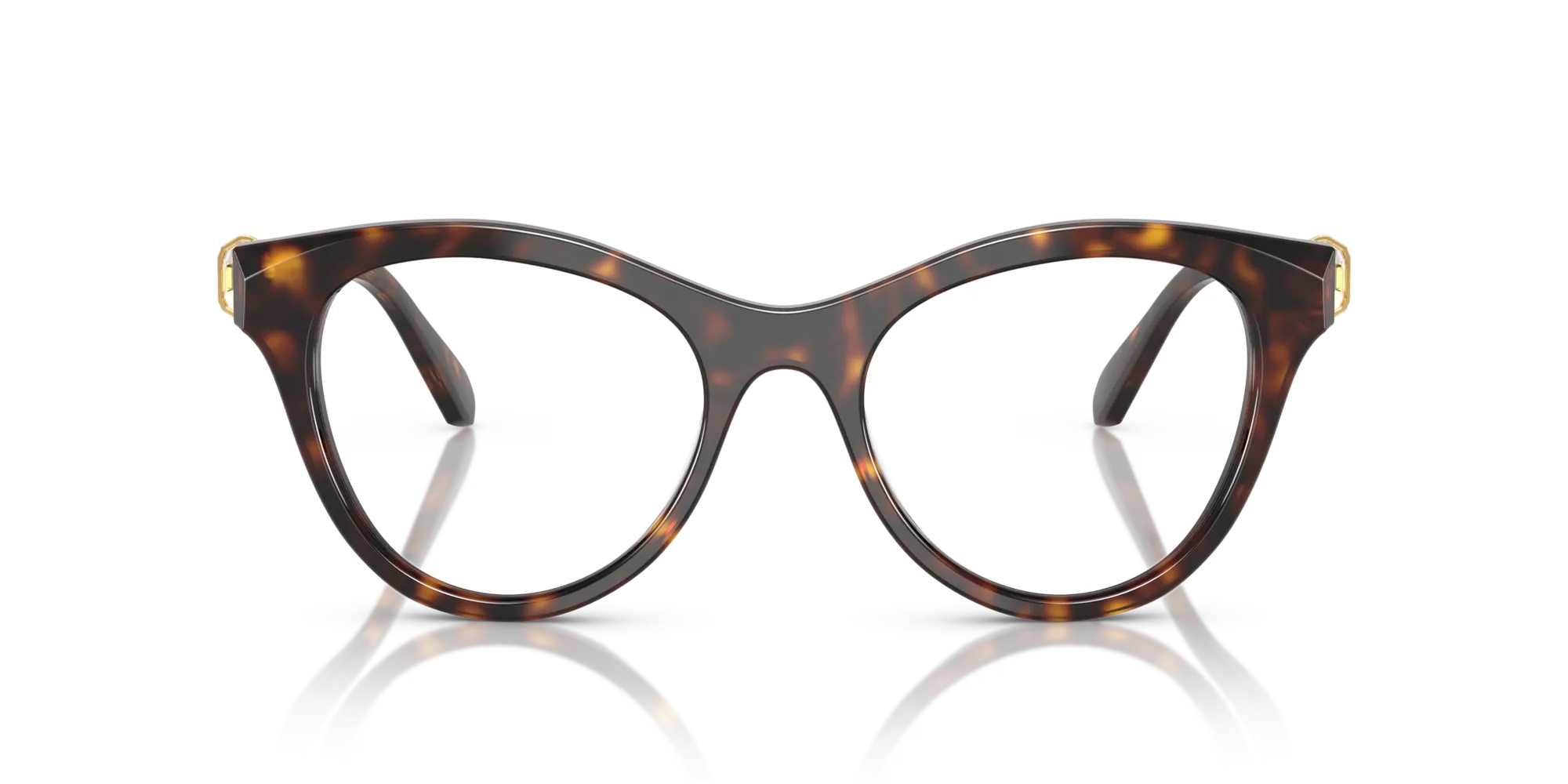 Swarovski SK2036 1002 Montature da vista Acetato Marrone Rotonda Normale - immagine 3