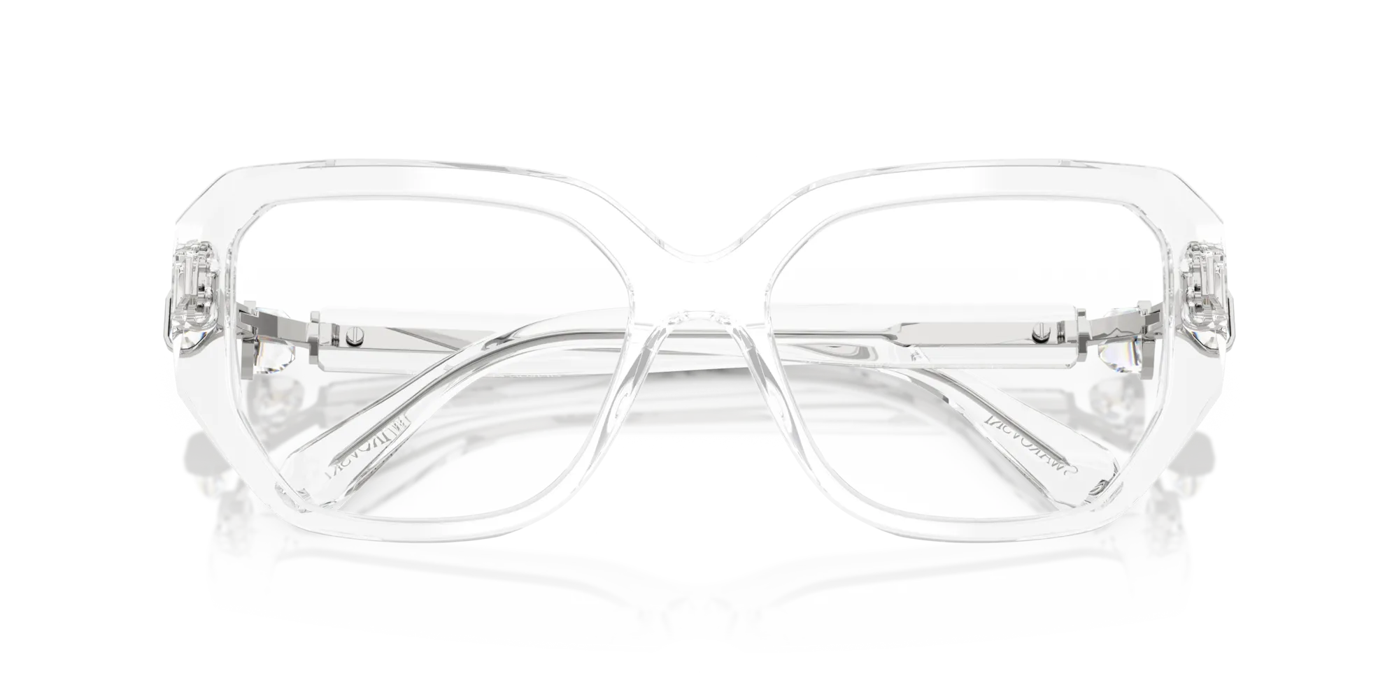 Swarovski SK2035 1027 Montature da vista Acetato Trasparente Geometrica Normale - immagine 2