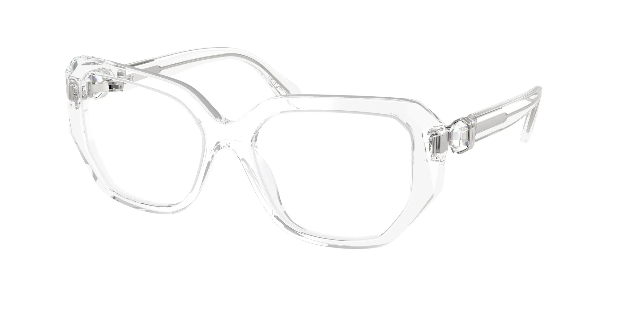 Swarovski SK2035 1027 Montature da vista Acetato Trasparente Geometrica Normale - immagine 1