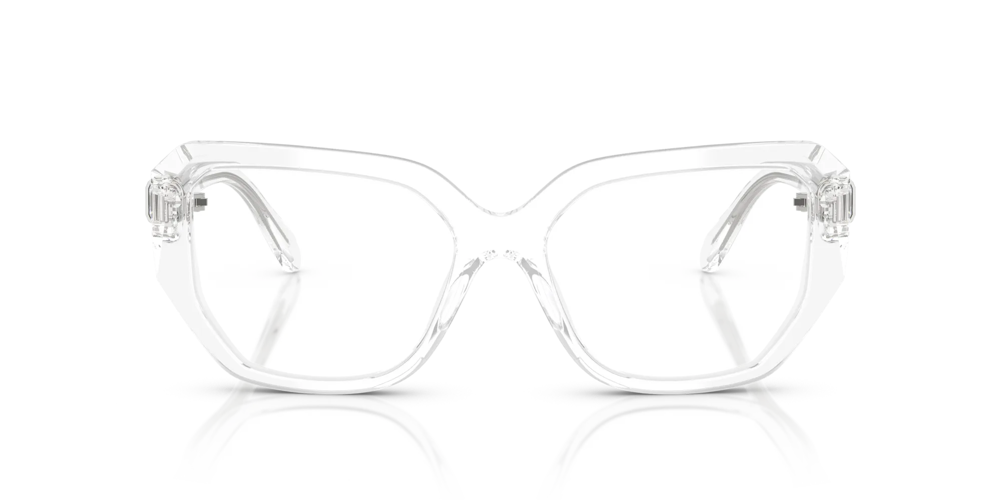 Swarovski SK2035 1027 Montature da vista Acetato Trasparente Geometrica Normale - immagine 3