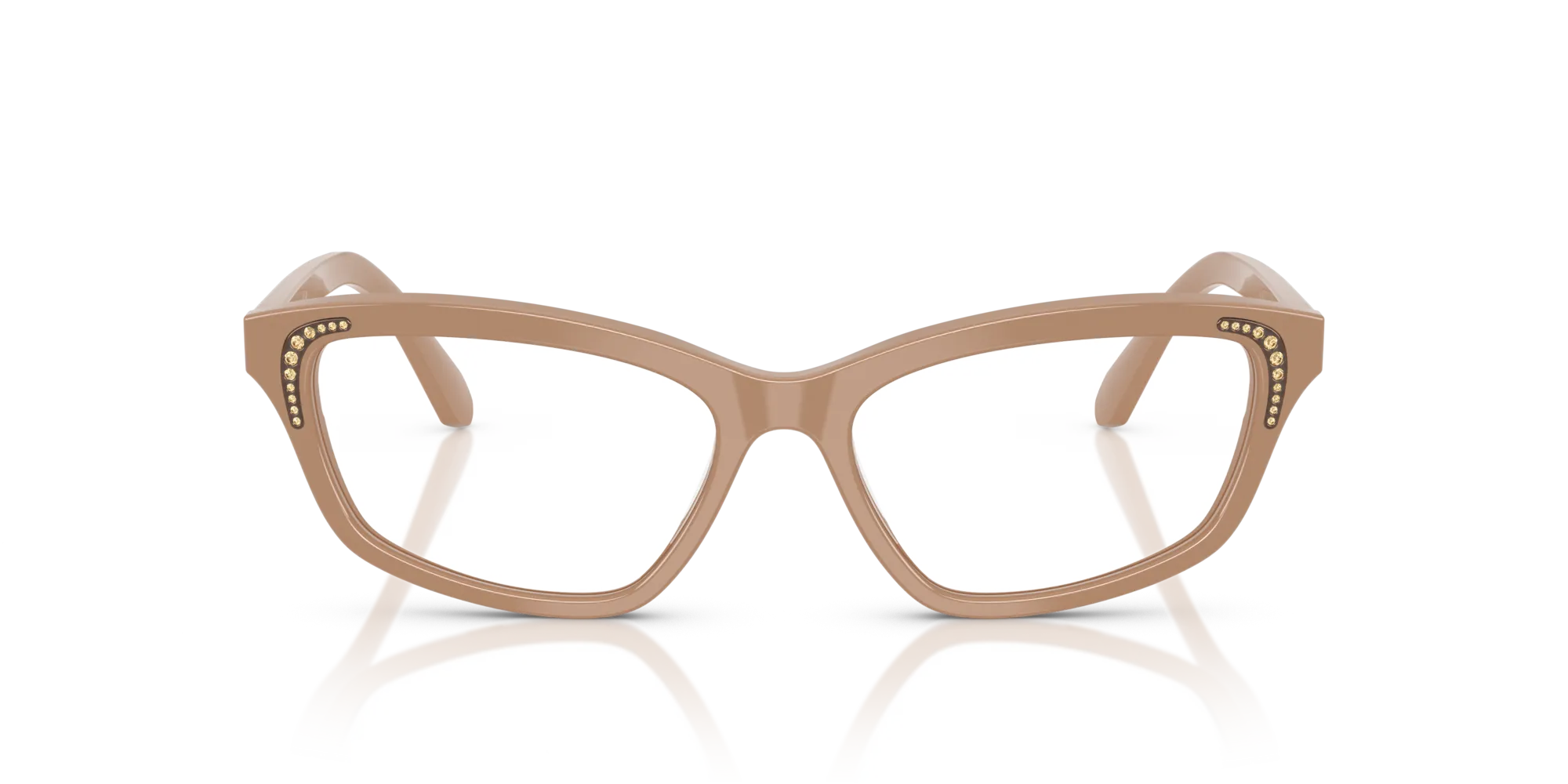 Swarovski SK2034 1061 Montature da vista Acetato Beige Geometrica Normale - immagine 3