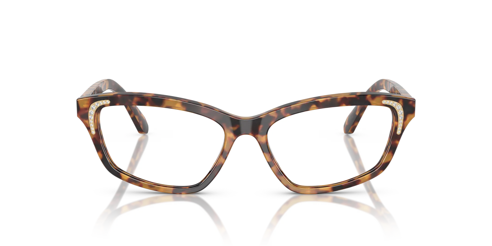Swarovski SK2034 1040 Montature da vista Acetato Viola Geometrica Normale - immagine 3
